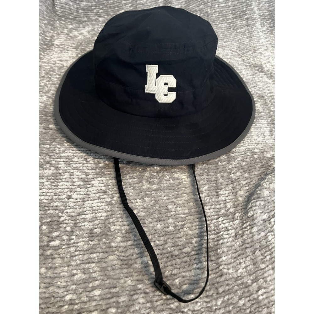 Richardson 810 Bucket Hat Black LC Logo Adjustable Outdoor Sun Hat Packable(073) - Picture 2 of 5